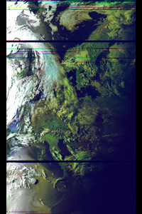 Meteor-M2 Weather Image